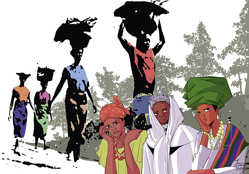 Titelbild zum Weltgebetstag 2026 mit Titel „Rest for the Weary“, Gift Amarachi Ottah, © World Day of Prayer International Committee