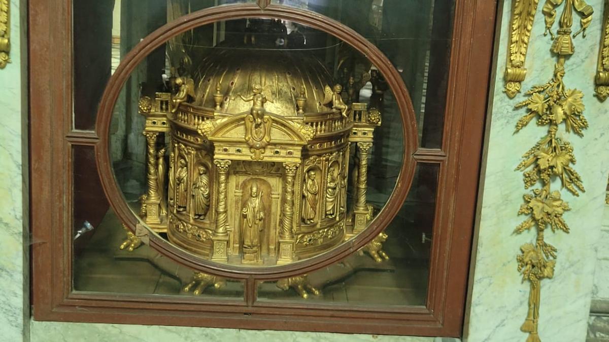 Goldenes Reliquiar des Hl. Eligius